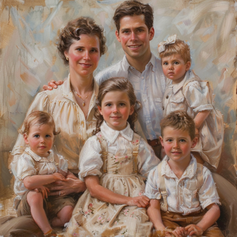 Chitrmela A portrait of a family with young children all dressed fc4e0ba5 4a9a 4dc5 a0a1 cdff178147cb 2