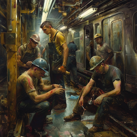 Chitrmela princt Metro hard workers  ar 916 50ddb832 c640 4880 af81 34899ae46f1d 1