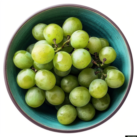 Chitrmela top view food photography of a bowl of green grape fru f25003d5 80ca 43fb 9481 7264fe6002a5 3