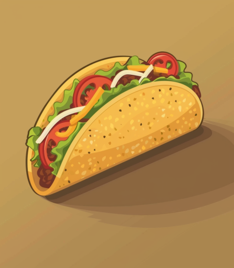 Chitrmela Flat vector of a taco supreme   ar 78 602a6ad2 604e 406b 8b94 886d3047b1dc 1