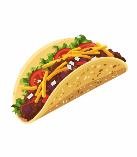 Chitrmela Flat vector of a taco supreme   ar 78 602a6ad2 604e 406b 8b94 886d3047b1dc 2