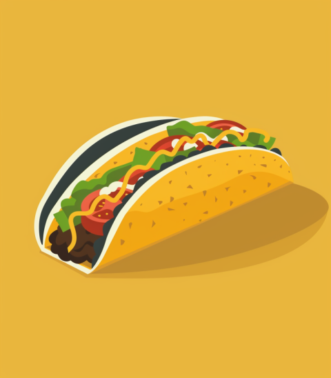 Chitrmela Flat vector of a taco supreme   ar 78 602a6ad2 604e 406b 8b94 886d3047b1dc 3