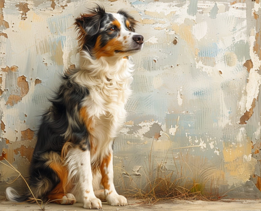 Chitrmela hyper realistic image of australian shepherd portrait  c50d0ee7 dc39 43fa 866b bec03ae42734 1