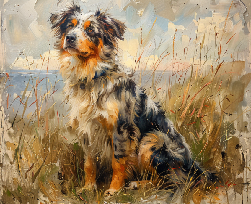 Chitrmela hyper realistic image of australian shepherd portrait  c50d0ee7 dc39 43fa 866b bec03ae42734 2