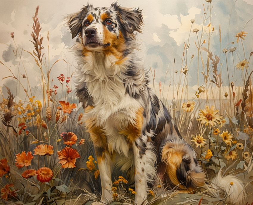 Chitrmela hyper realistic image of australian shepherd portrait  c50d0ee7 dc39 43fa 866b bec03ae42734 3