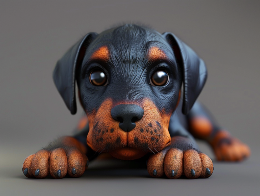 Chitrmela cute baby Fat Doberman 3d blender   ar 43   stylize 30 06312caa 52f1 421c a39e 4e1c47015e97 2