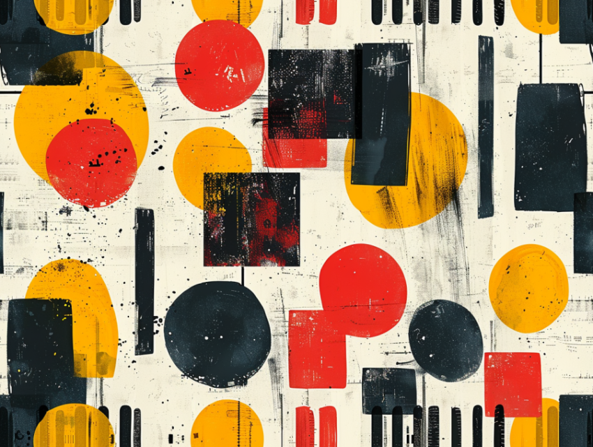 Chitrmela pattern of different shapes poster designretro art bac 99d05264 bef0 4b33 8f74 c77419d43d90 2